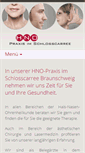 Mobile Screenshot of hno-praxis-braunschweig.de
